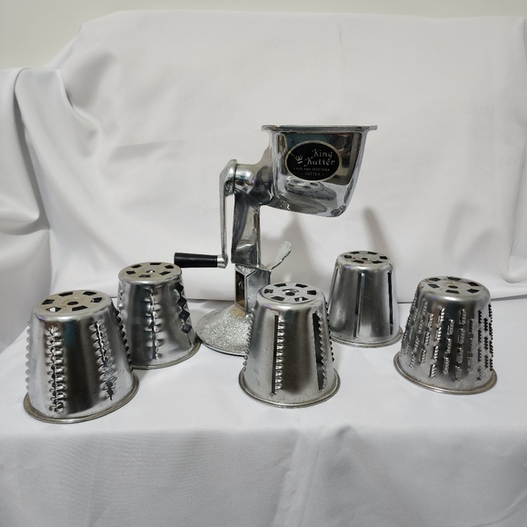 Healthy Gourmet Kitchen Cutter Manual Food Processor grinder 5 Cones Kin… - Picture 1 of 10